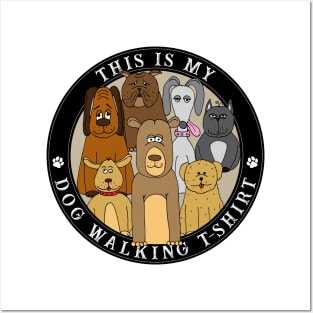 Funny Dog Walker Quote Posters and Art